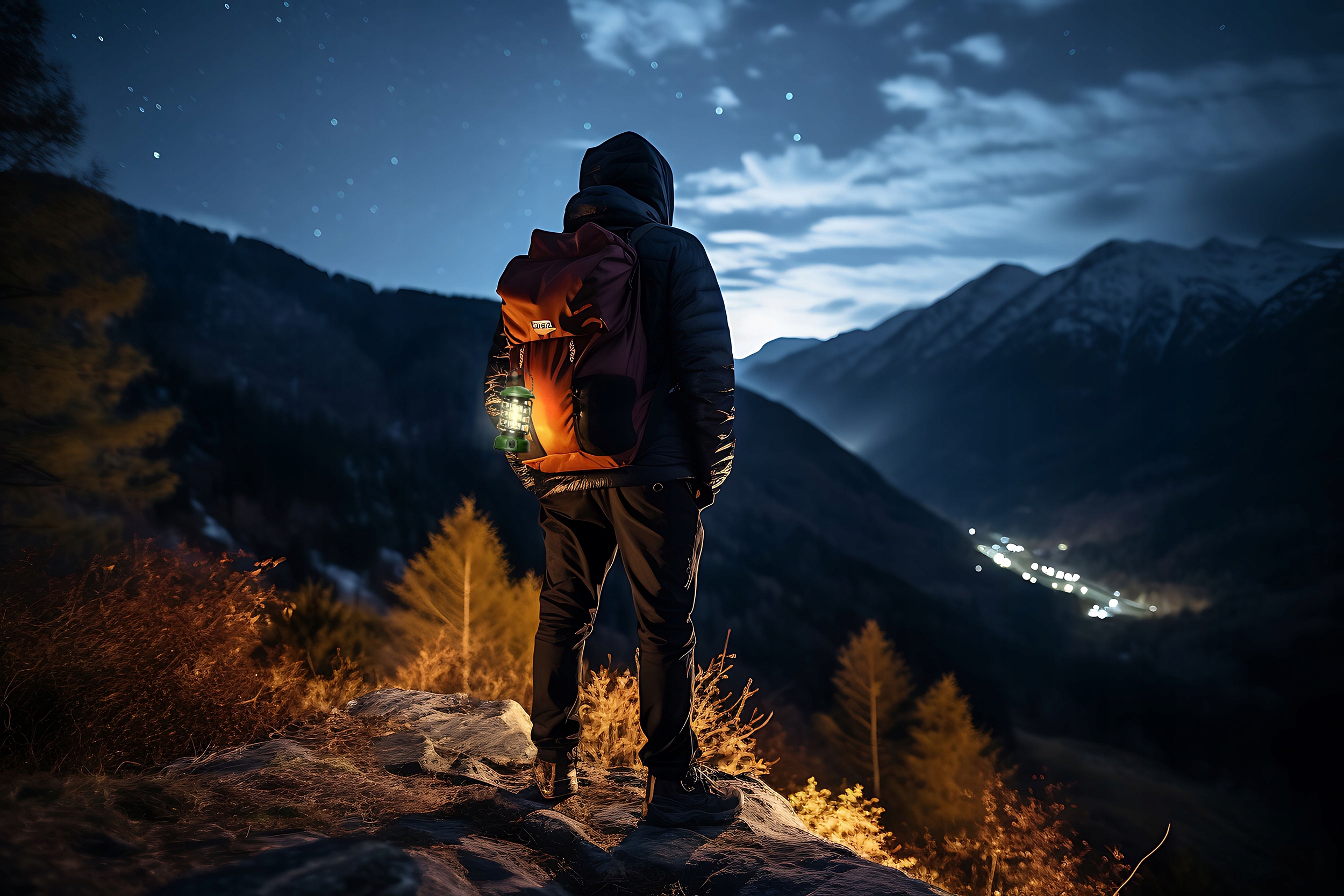 2x LAMPA KEMPINGOWA LAMPKA BIWAKOWA LATARKA LED Turystyczna HAK LED USB AKU Liczba diod 30