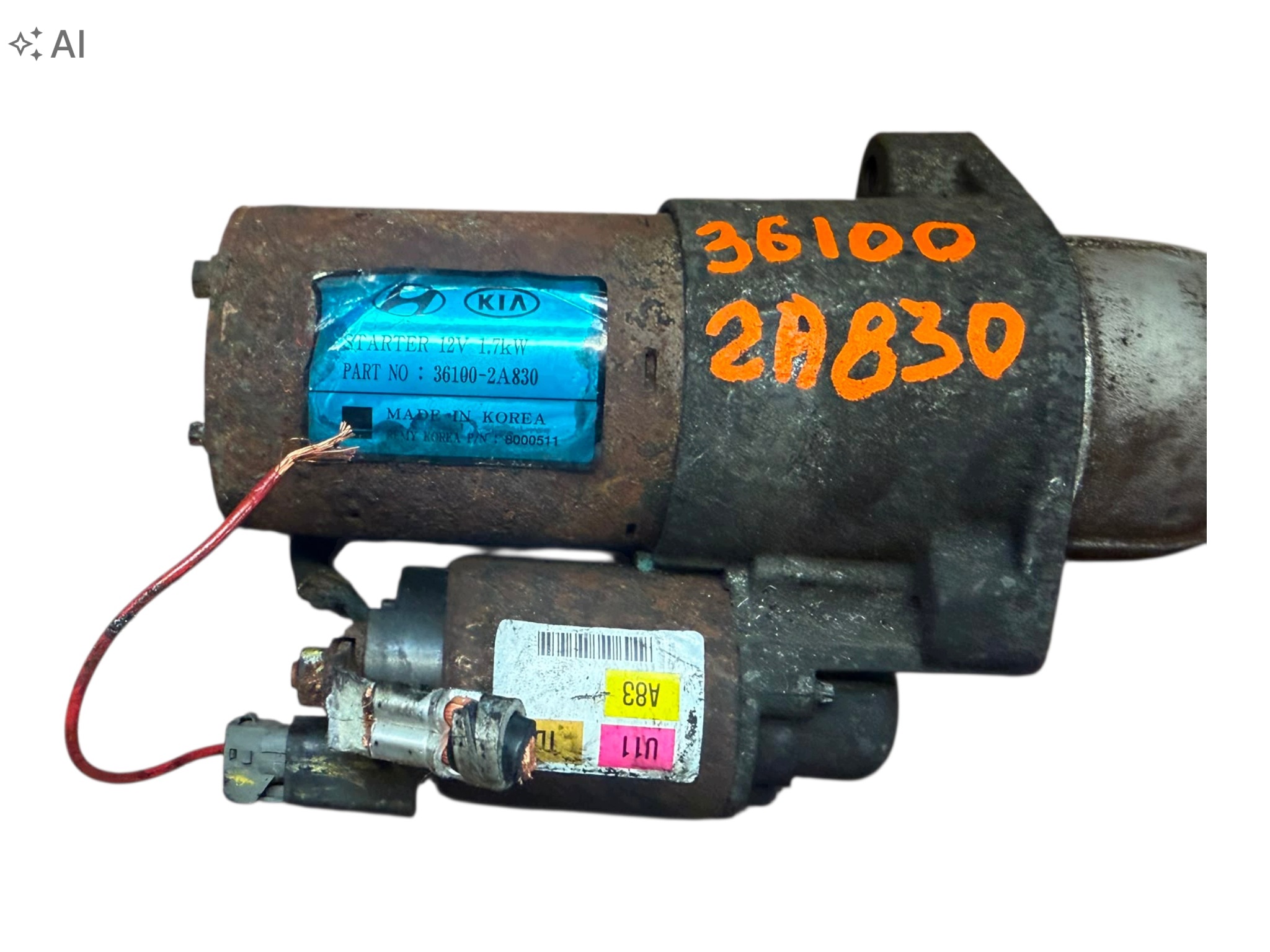 starter KIA CARENS IV 13- 1.7 CRDI 36100-2A830