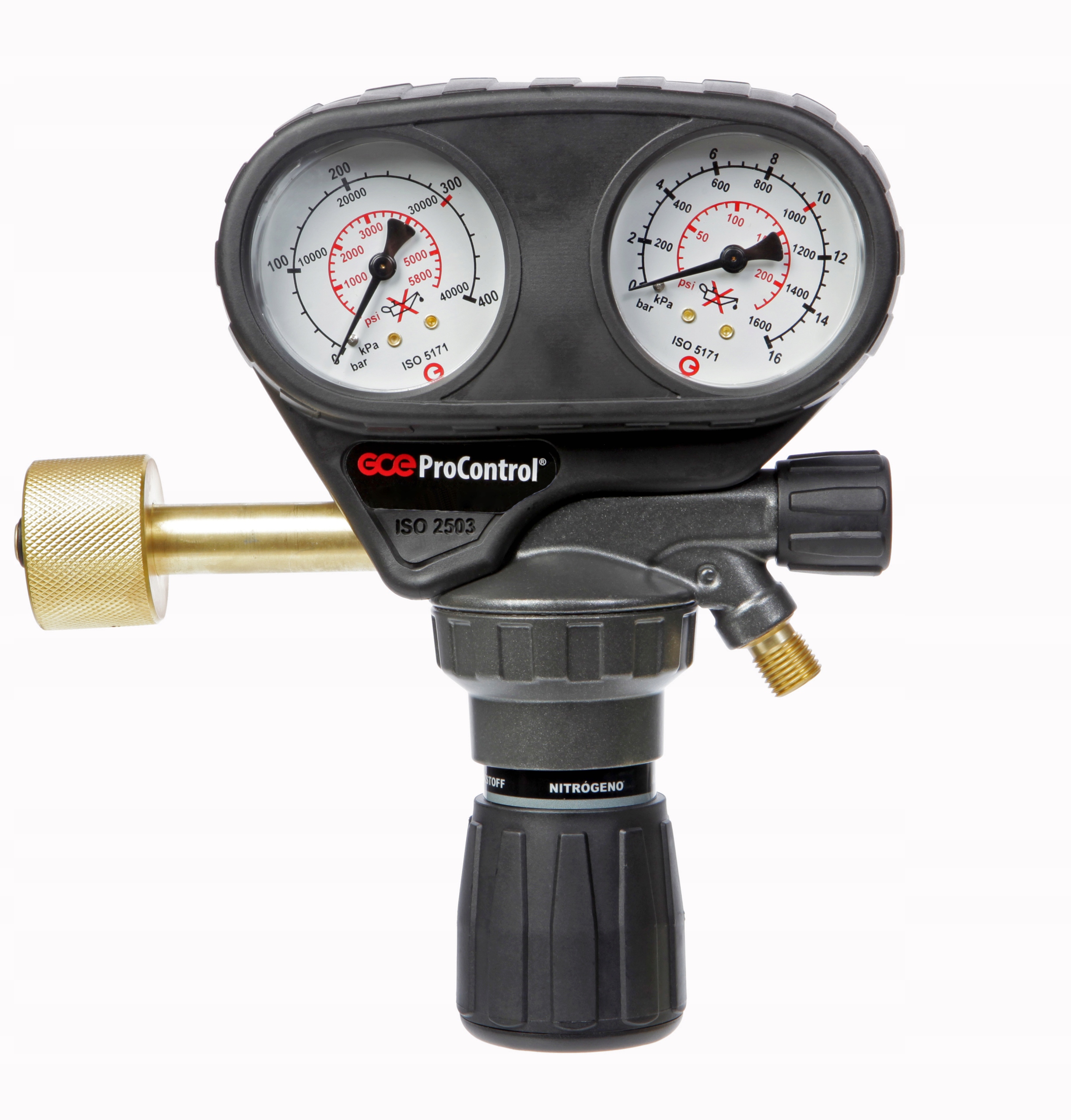 Reduktor Gce ProControl N2 Azot 10BAR Pro Dusík Klimatizace Klima 2 Manomet