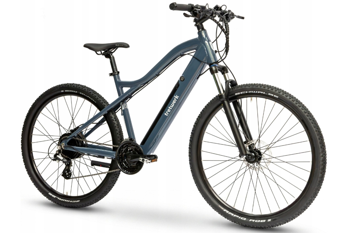 Rower Elektryczny Damski Męski Koła 29" Górski Mtb Hydraulika Shimano Altus