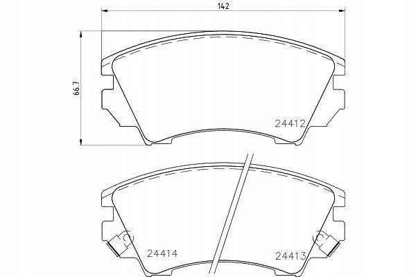 Textar Brzdové Destičky Opel Přední Insignia 08- 2,0CDTI Asistent řidiče #28