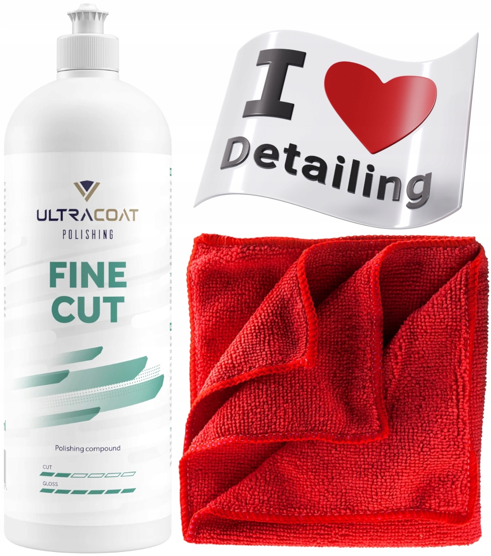 Ultracoat Fine Cut 1L Dokončovacia leštiaca pasta na lak 1L
