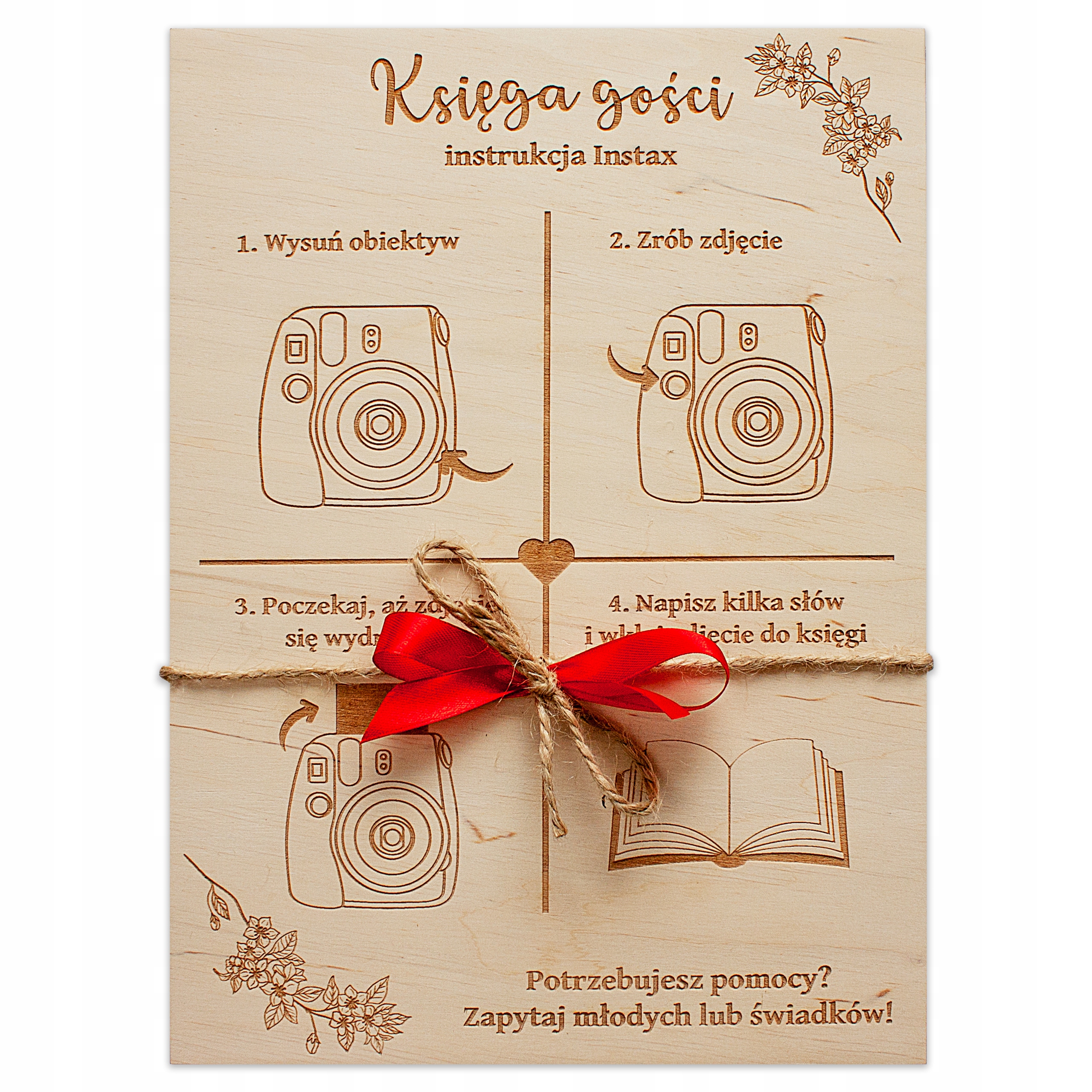 

Instrukcja Instax Księga Gości Ślub Wesele