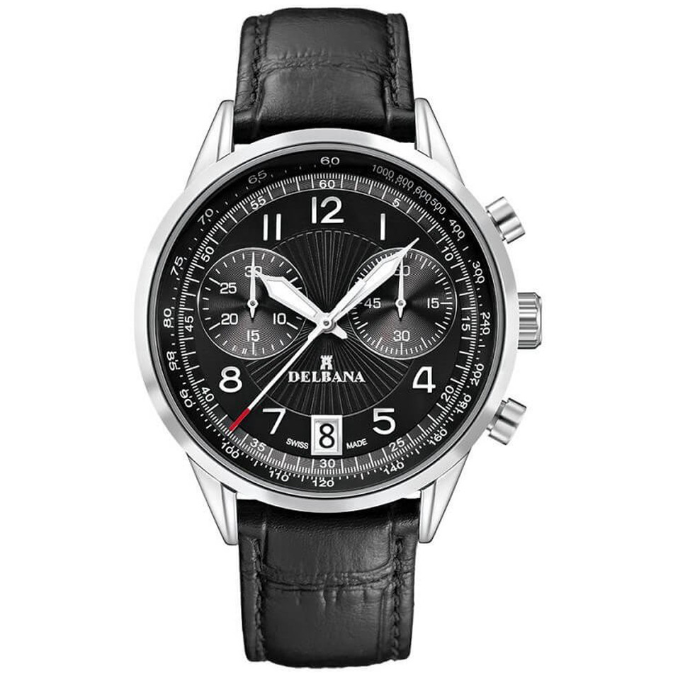 Pánské Hodinky Delbana 41601.672.6.034 černý pásek