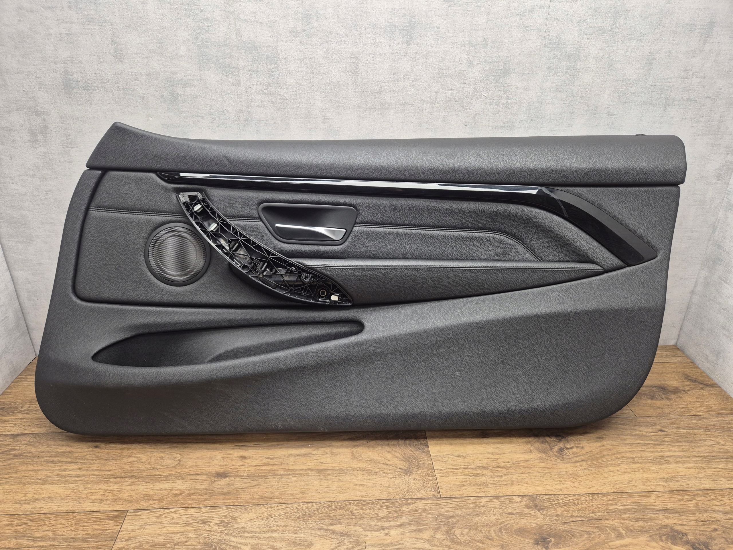 BMW F32 F33 right side front upholstery front PANEL door black leather