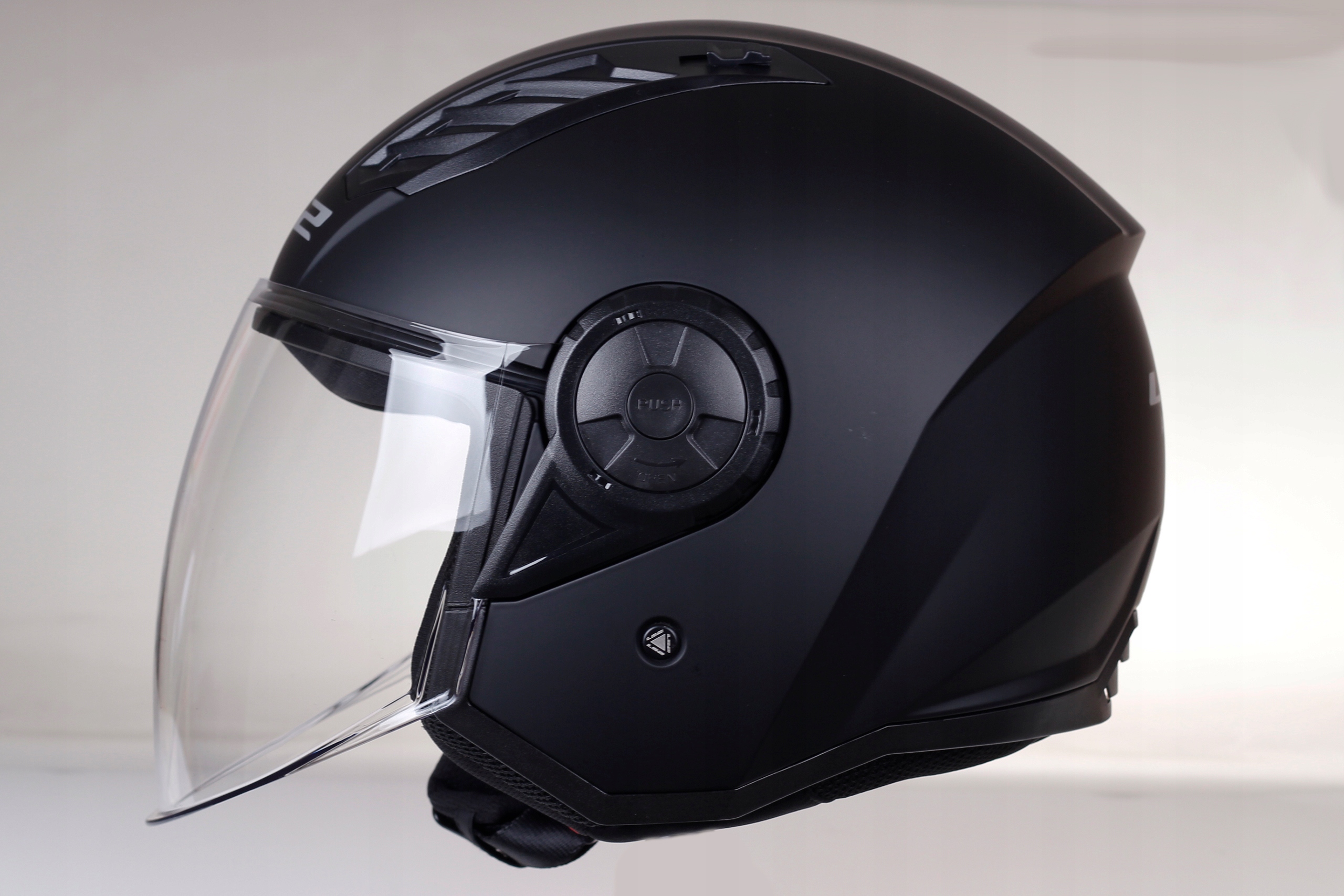 LS2 OF616 AIRFLOW II BLACK MAT KASK OTWARTY JET ECE 22.06 Typ Otwarte / Jet