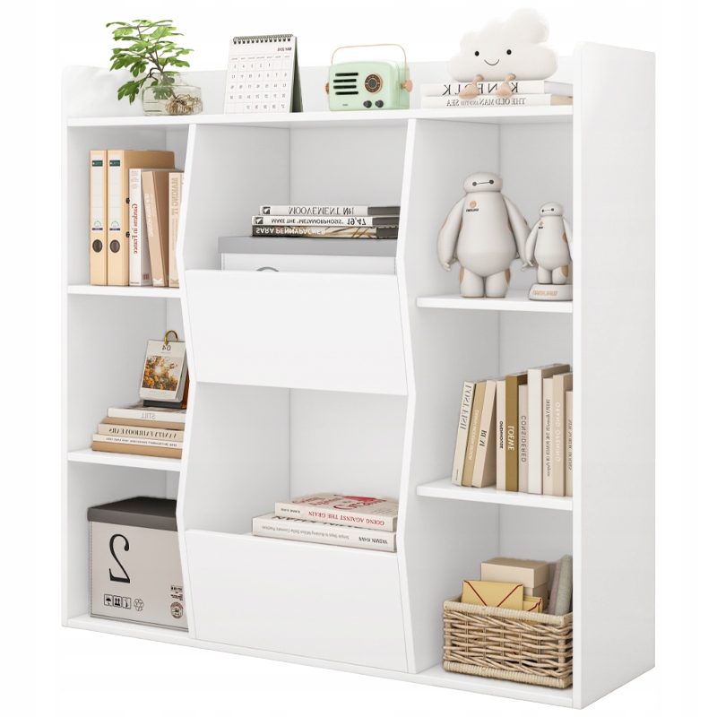 Otevřený Regál Komoda Kalax Prostorná Bílá Pro Kancelářské Knihy Moderní Velká