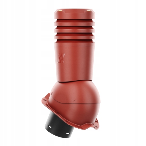 Větrací komín Ecoline fi125 Trapez T18 Červený 3009