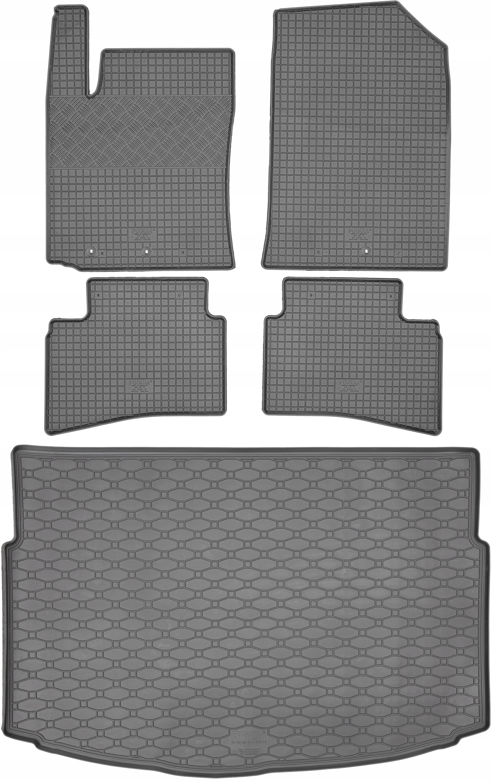 Kia Rio IV Hb 2017-2023 Set Koberce batožinový priestor