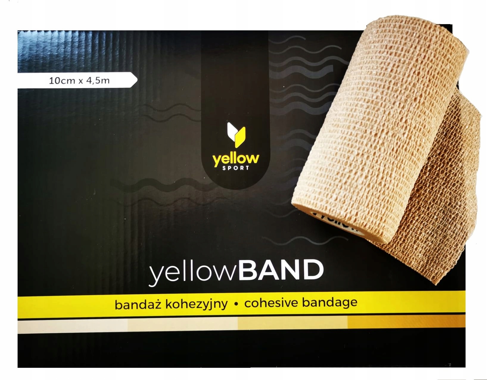 BANDAŻ KOHEZYJNY OPATRUNEK SAMOPRZYLEPNY ELASTYCZNY 5 CM x 4,5 M Kod producenta YCB-545-S