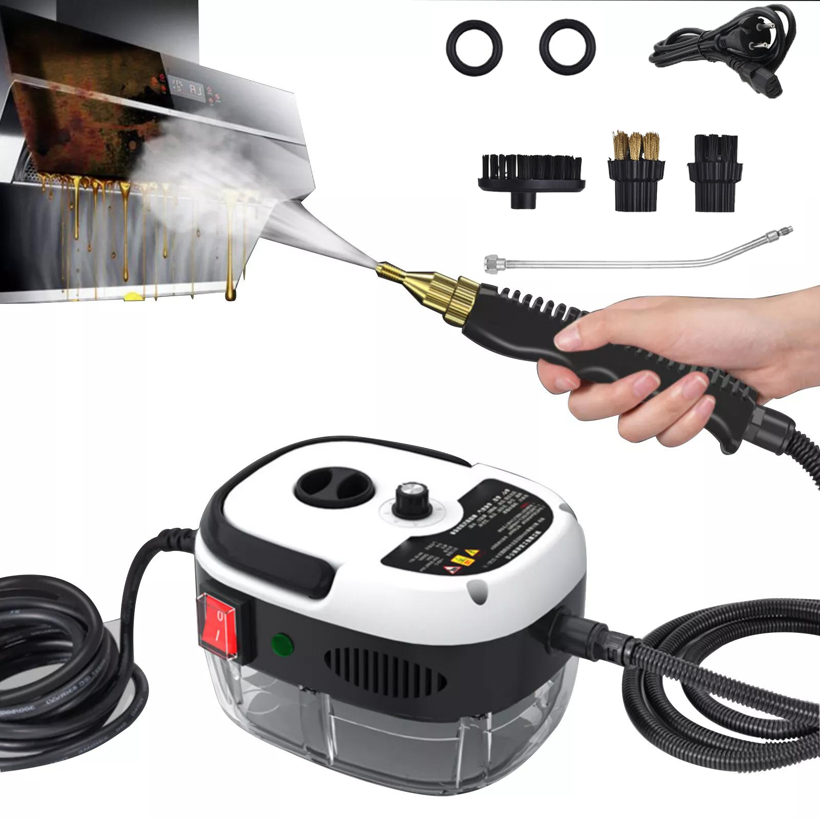 Parní Čistič Oken Steamer Parní Čistič 2500 W 1000 ML