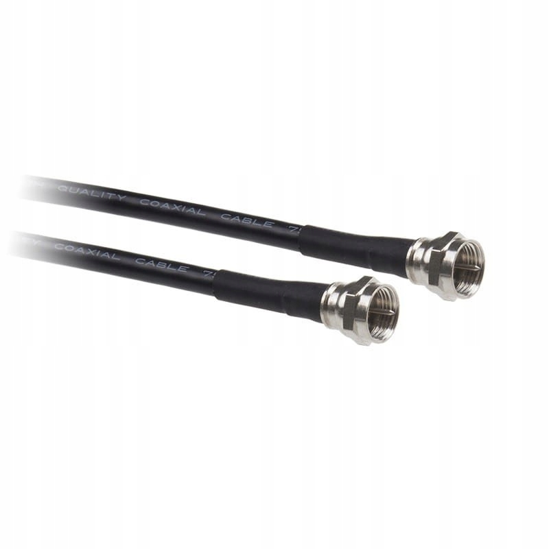 КАБЕЛЬ КОАКСИАЛЬНЫЙ КАБЕЛЬ АНТЕННЫЙ ЧЕРНЫЙ ШТЕКЕР F