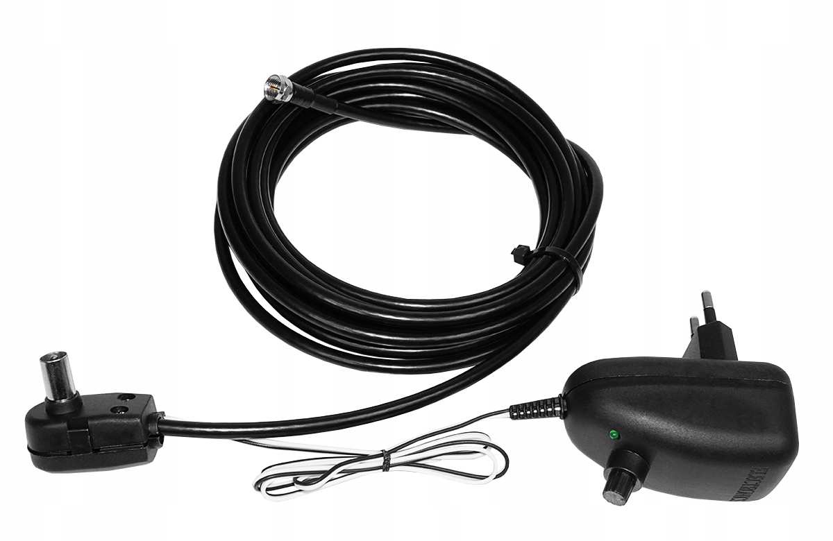 

Gotowy 5m kabel zasilacz regulowany do anteny Tv