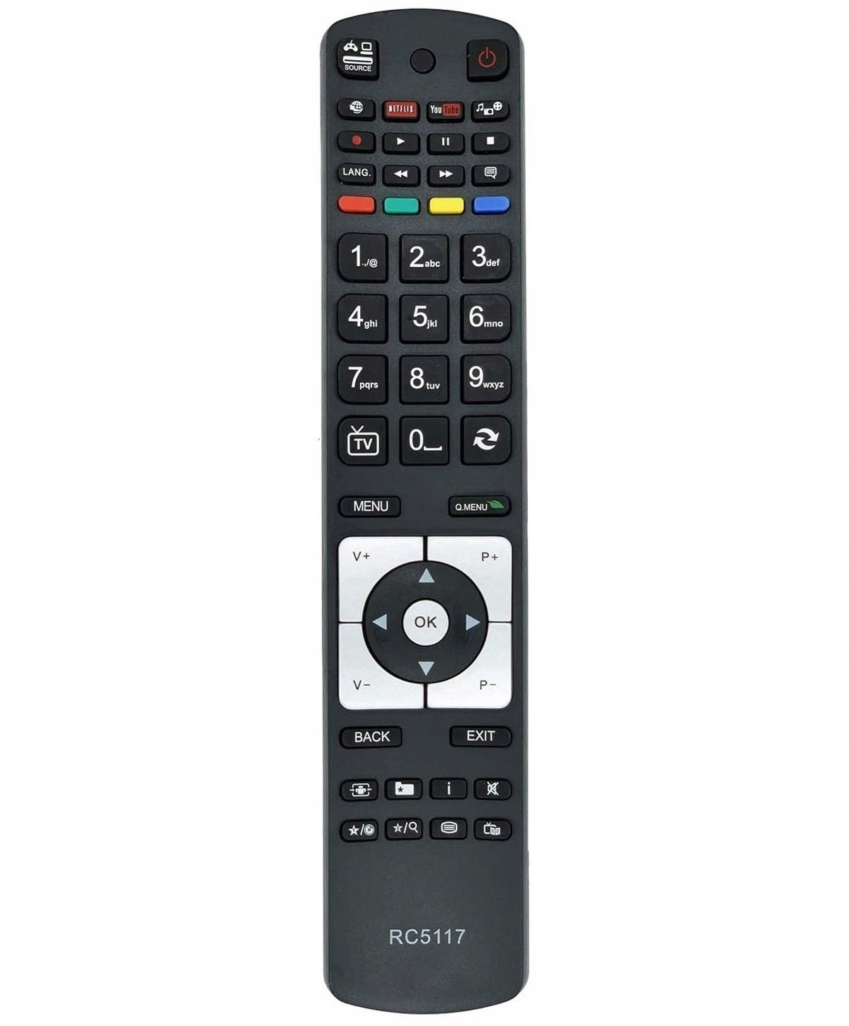 Pilot TechTell RC5117 do VESTEL FINLUX BUSH czarny