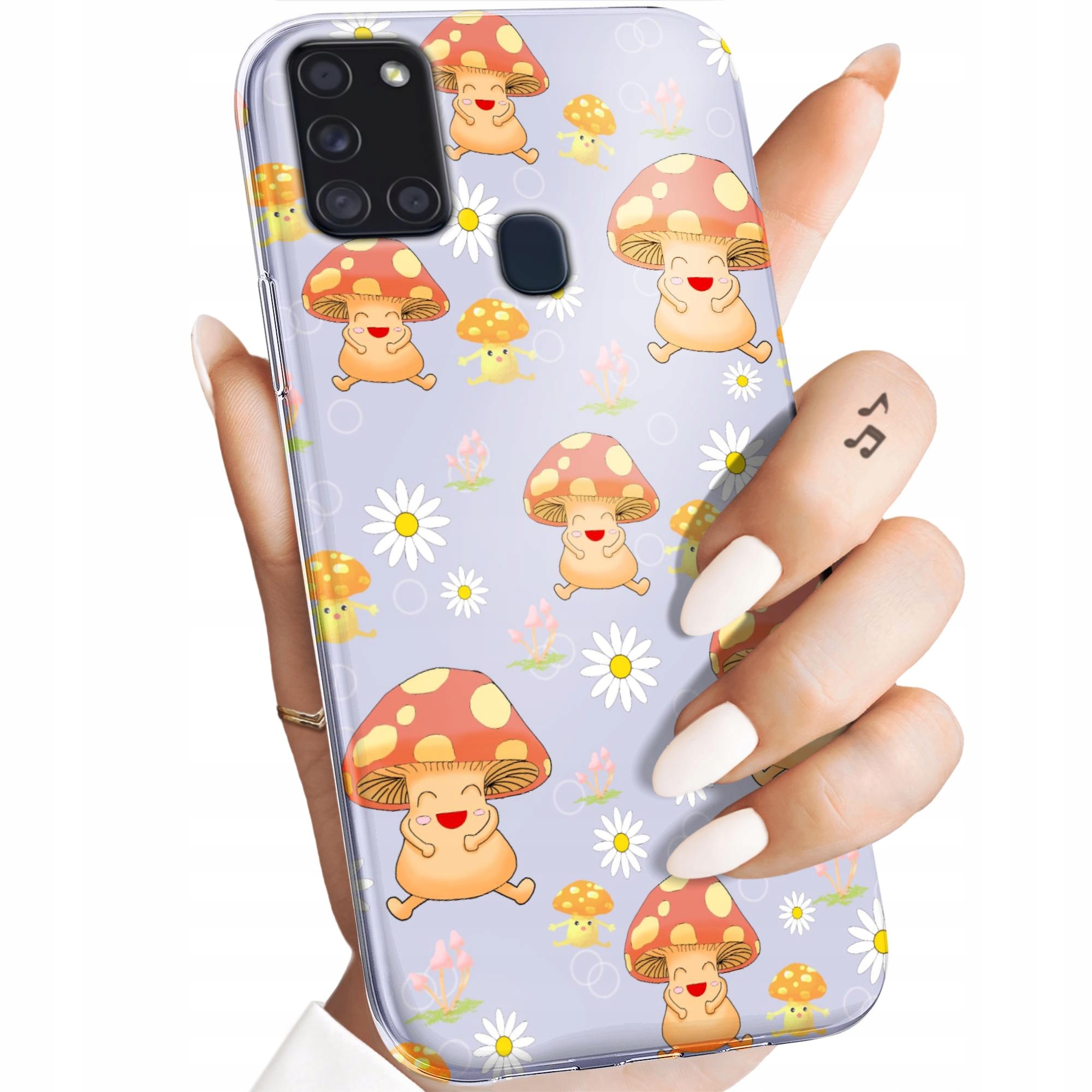 Etui Do Samsung Galaxy A21S Grzyby Grzybki Obudowa Pokrowiec Case
