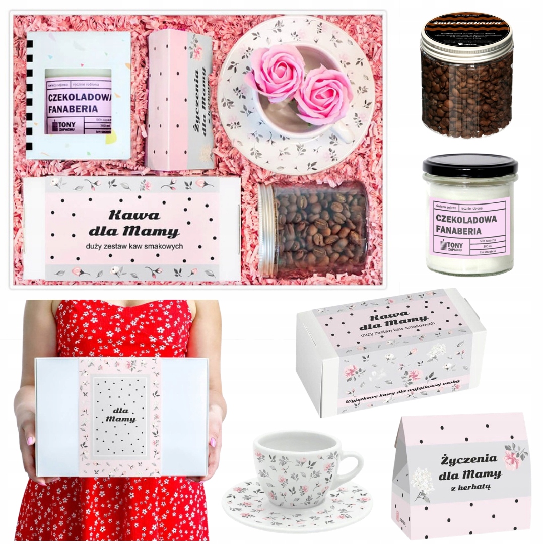 Levně Elegantní Box s kávou a čajem pro maminku Ideální Dárek pro každou příležitost