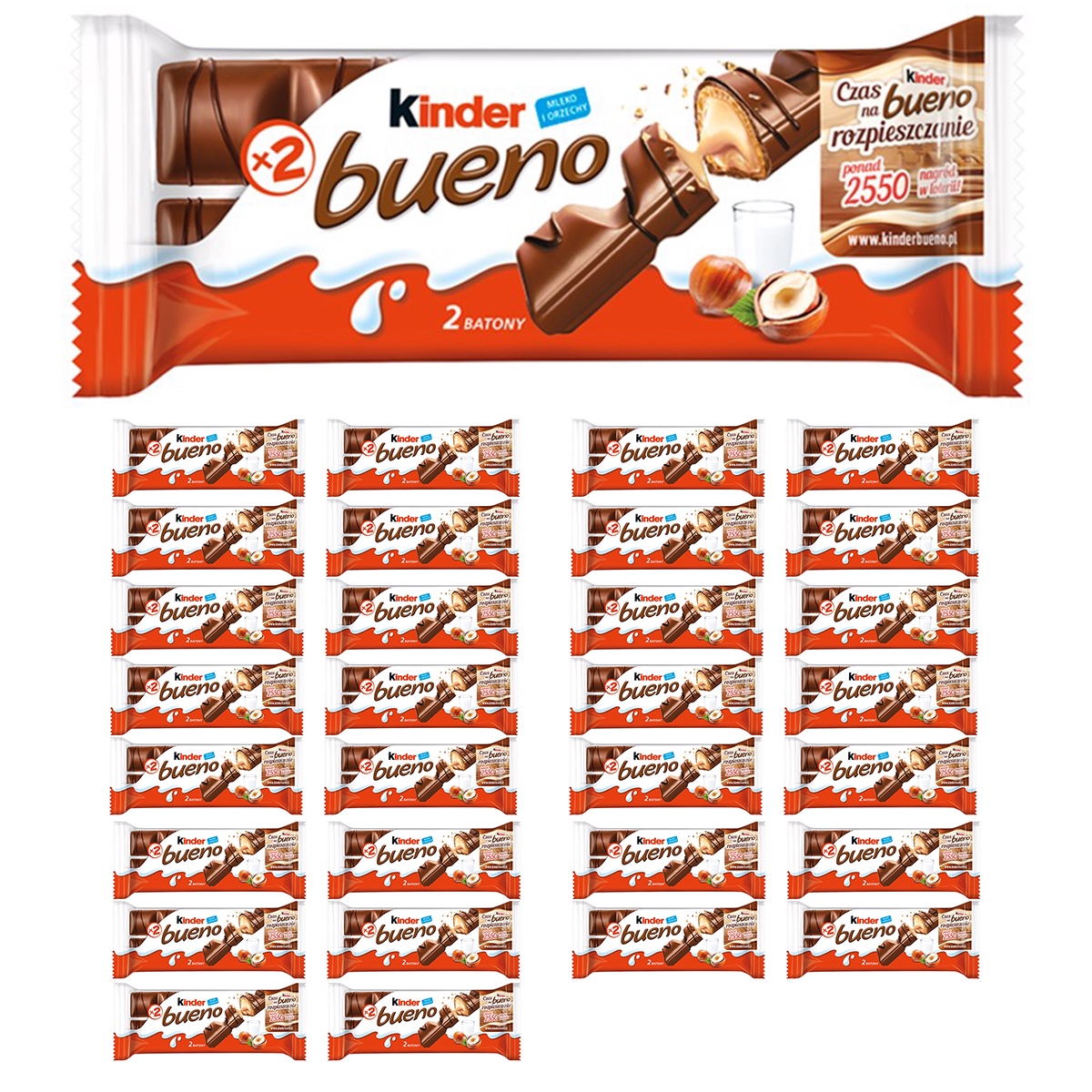 Levně Kinder Bueno Čokoládové oplatky 43 g x 30 kusů