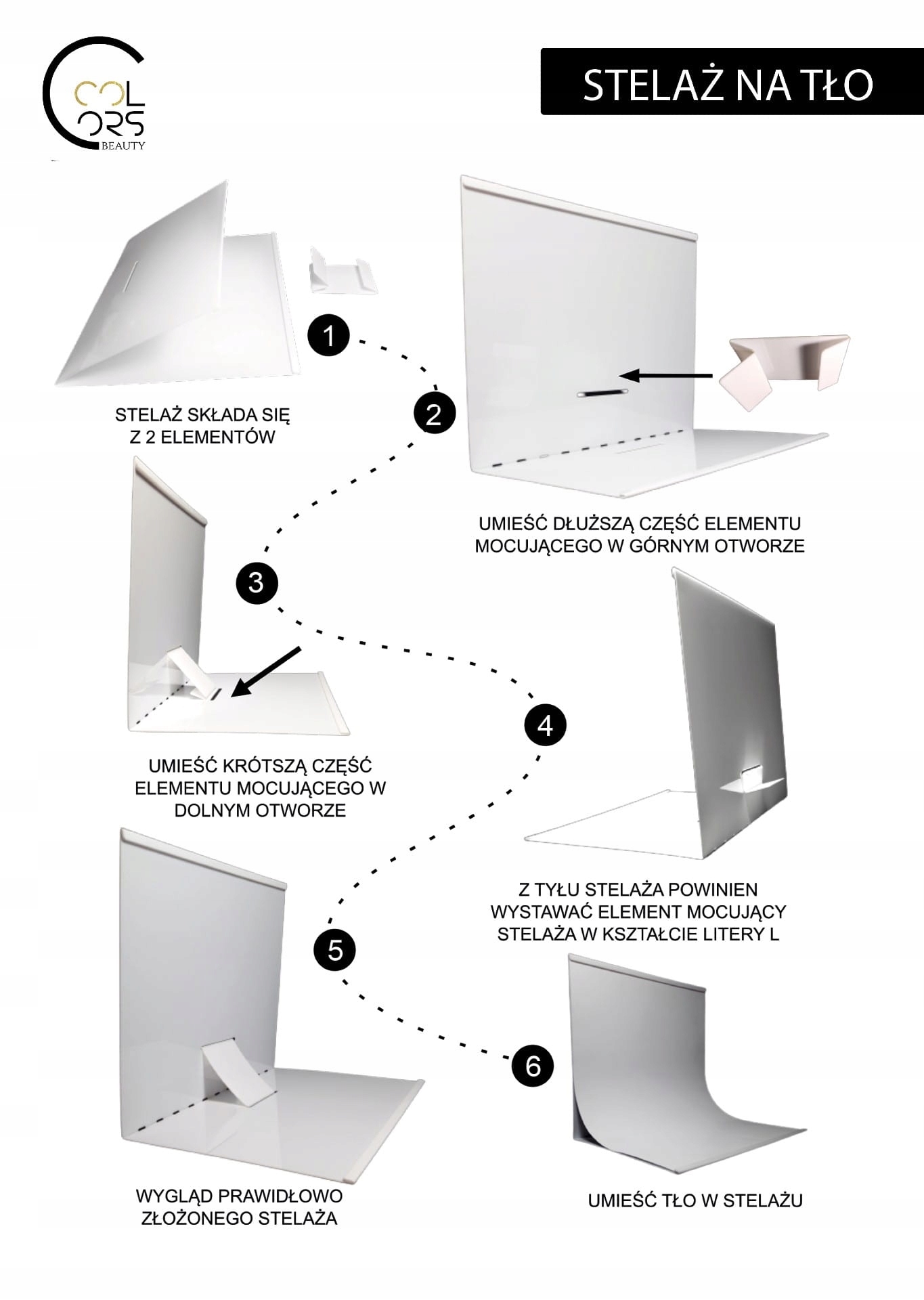 22 tła do fotografii paznokci + stelaż GRATIS!!! Model 22TS