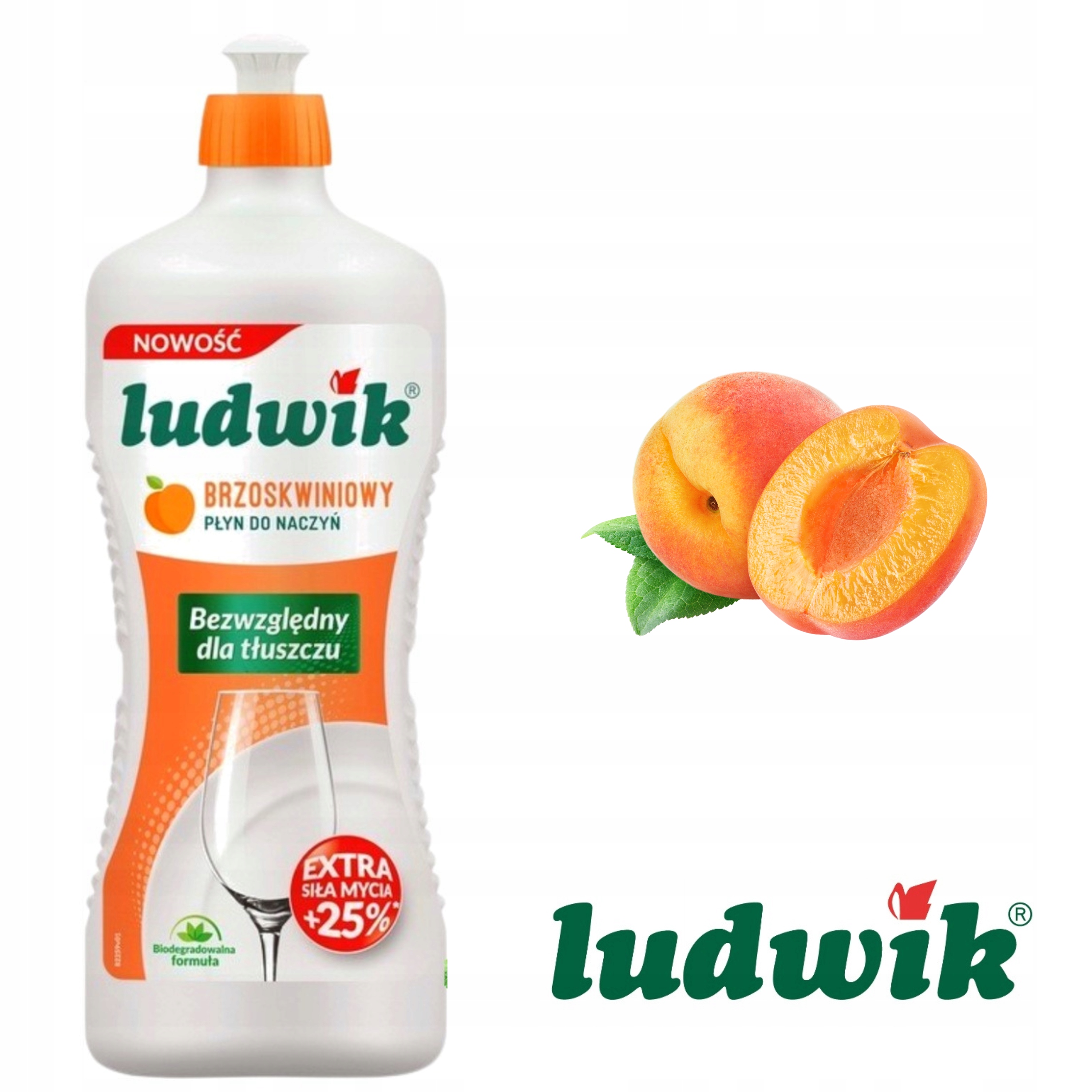 

Ludwik Płyn do Naczyń brzoskwiniowy 900G