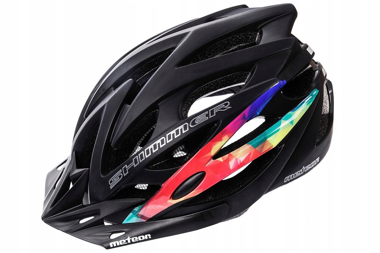 KASK ROWEROWY REGULOWANY METEOR RESHIMMER black S 52-56 cm