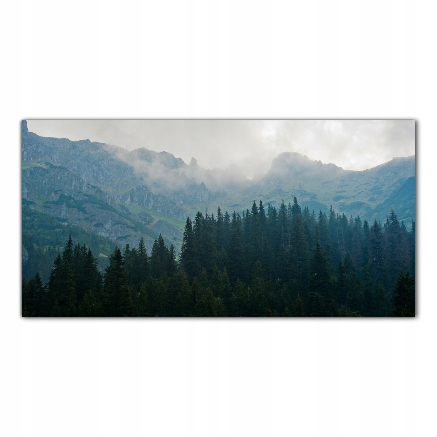 

Obraz Szklany Foto-obraz Mgła Góry Natura 120x60