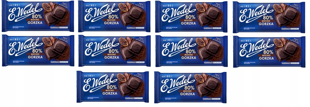 E.wedel Czekolada Mocno Gorzka 80% Kakao 80g