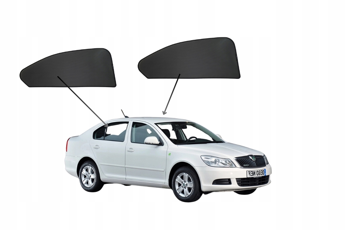 Protislnečné clony do Škoda Octavia II, 2004-2013, Lim., Sedan, magnety