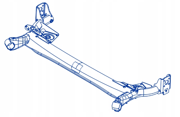 Tylna belka Dacia Spring 555111208R