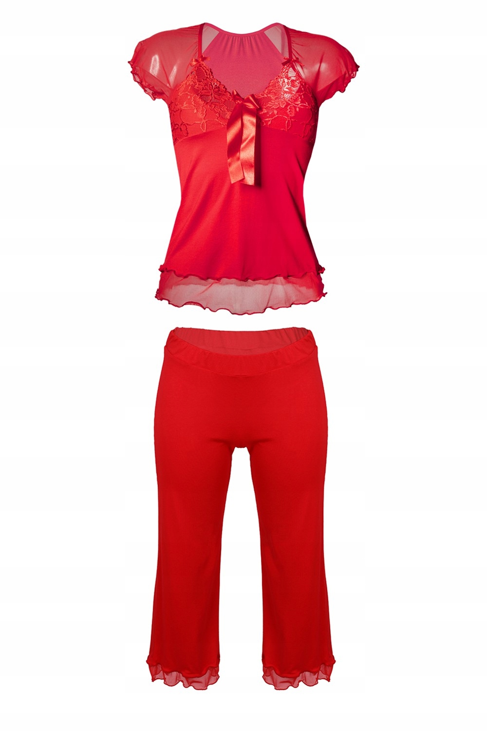 

Komplet Sabi XL, Wiskoza Czerwony