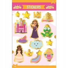 Zestaw naklejek Księżniczki