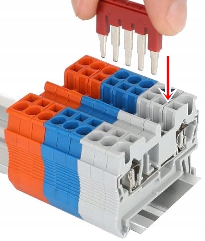 ZWIERACZ MOSTEK WTYKOWY 5 TOROWY 4 MM2 DO SNS Marka Adelid