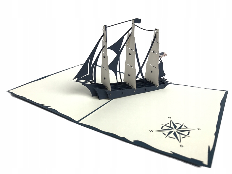 Velká loď Loď Přání 3D Den dětí Den otců Narozeniny pro něj