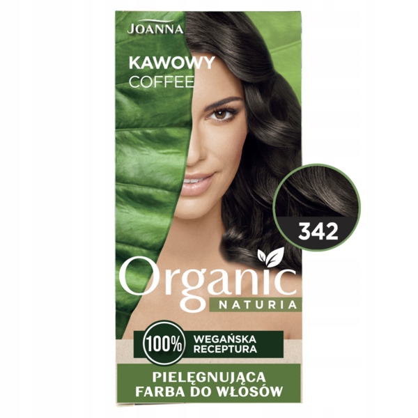 

Joanna Naturia Vegan Farba do włosów 342 Kawowy