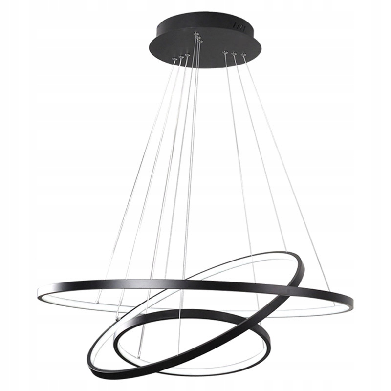 Lampa wisząca nowoczesna Silva ring 60/80/100cm modern Led na linkach Eco