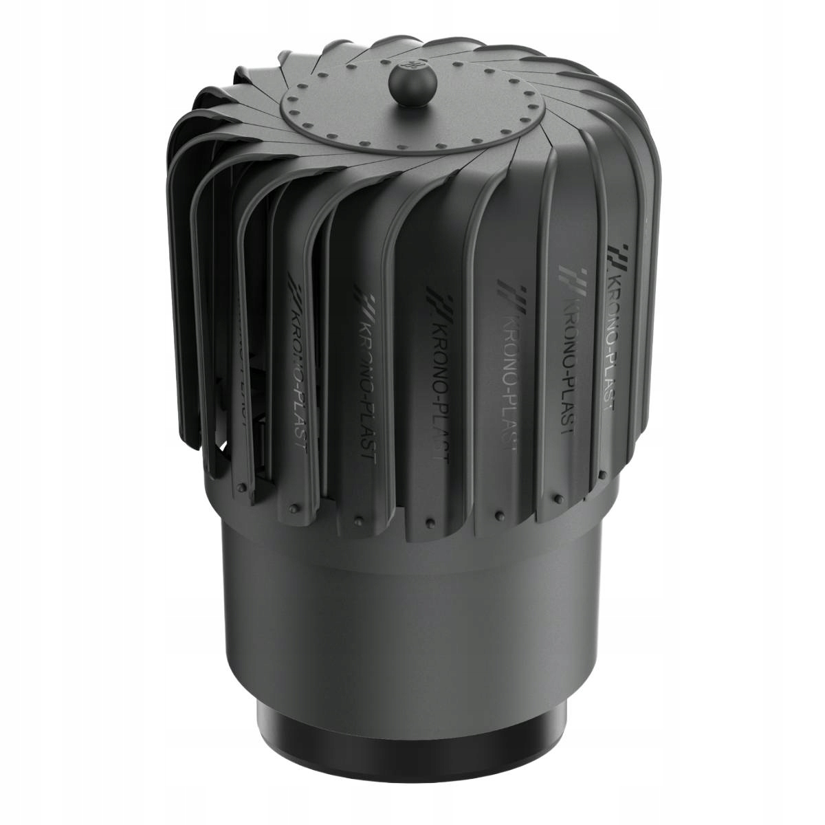 Komínová násada Otočná Fi200+REDUKCE 160 Černá 9005