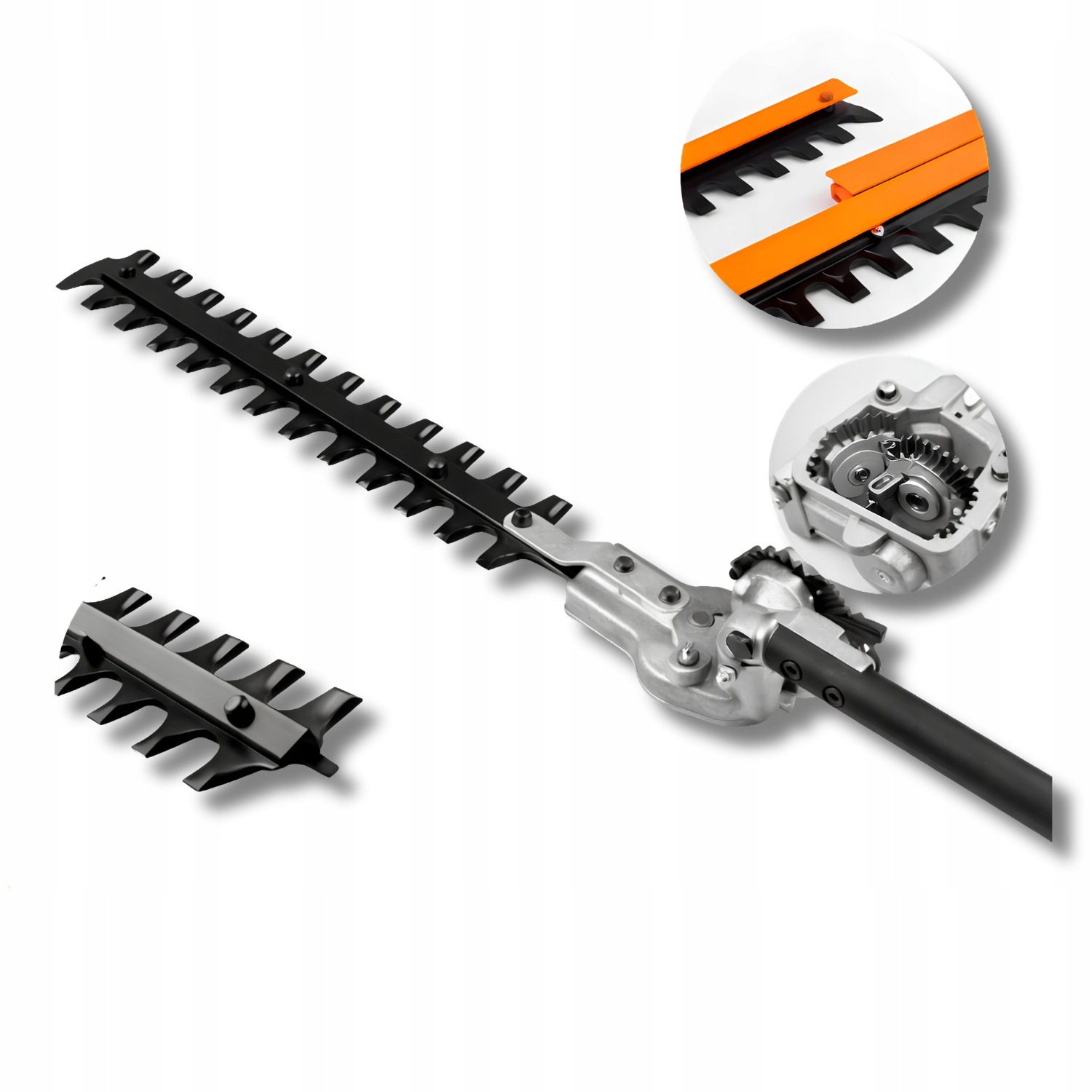 Nůžky na živý plot, nástavec na sekačku 26 mm, 9 fréz, 720 mm