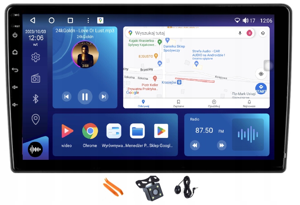 Android Rádio Gps Lte Qled 256GB Ford Transit 8 9 Transit Custom 8 9 18-23