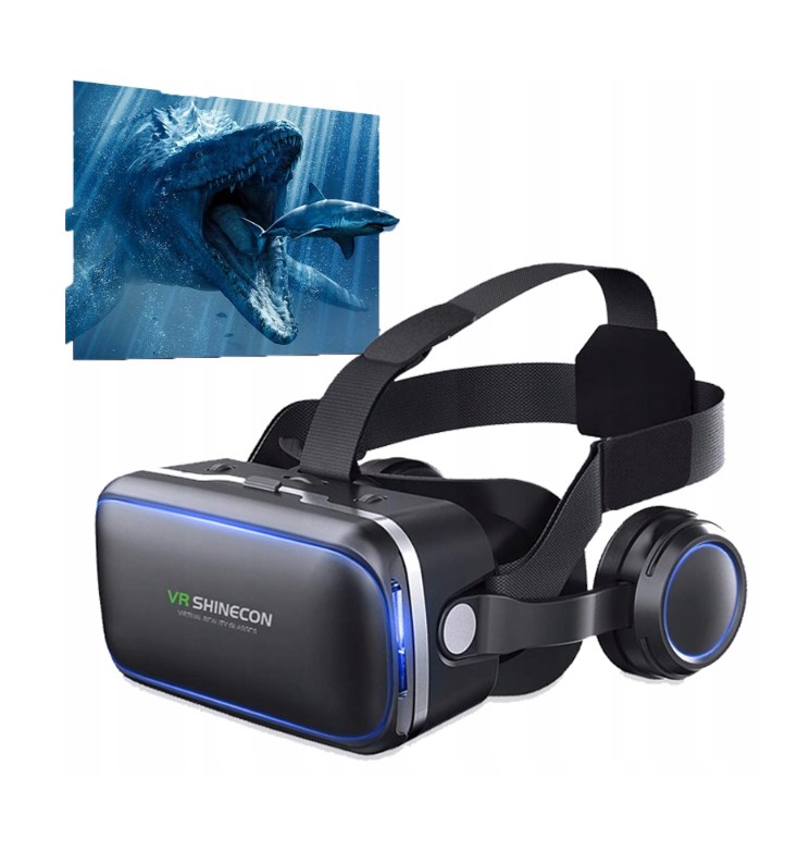 Okulary Vr do wirtualnej rzeczywistości gogle 3D do smartfona do 4–6"
