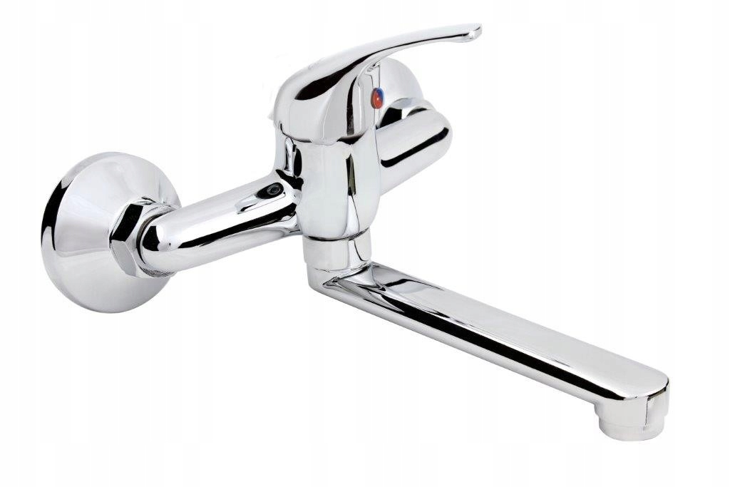 Bateria umywalkowa ścienna Nano chrom