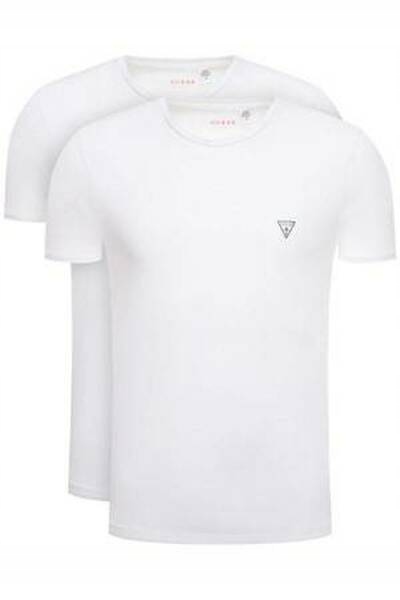 Guess pánské trička 2-balení bílé XXL trička bavlna custom fit