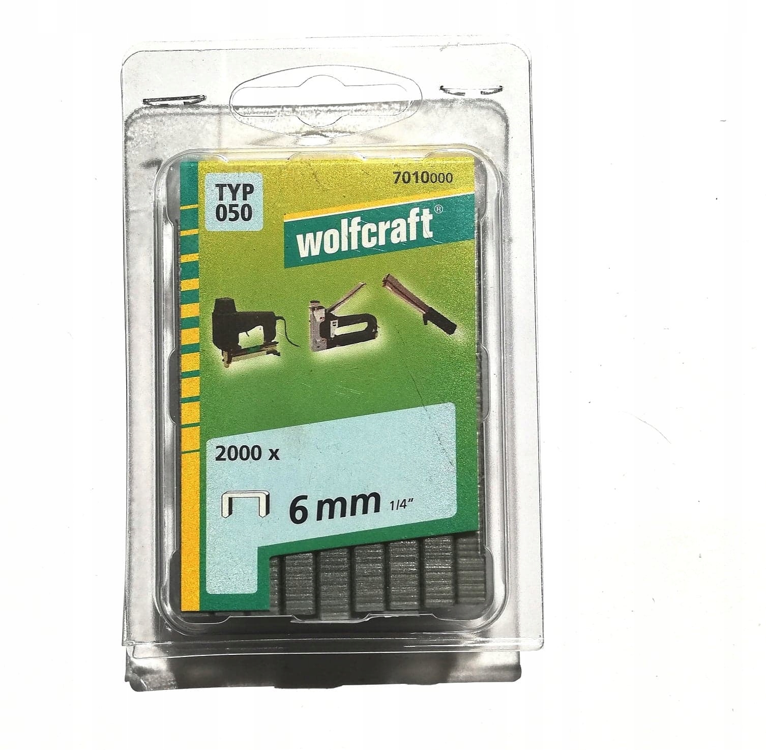 

Zszywki Typ 50 6 mm Wolfcraft 2000 sztuk