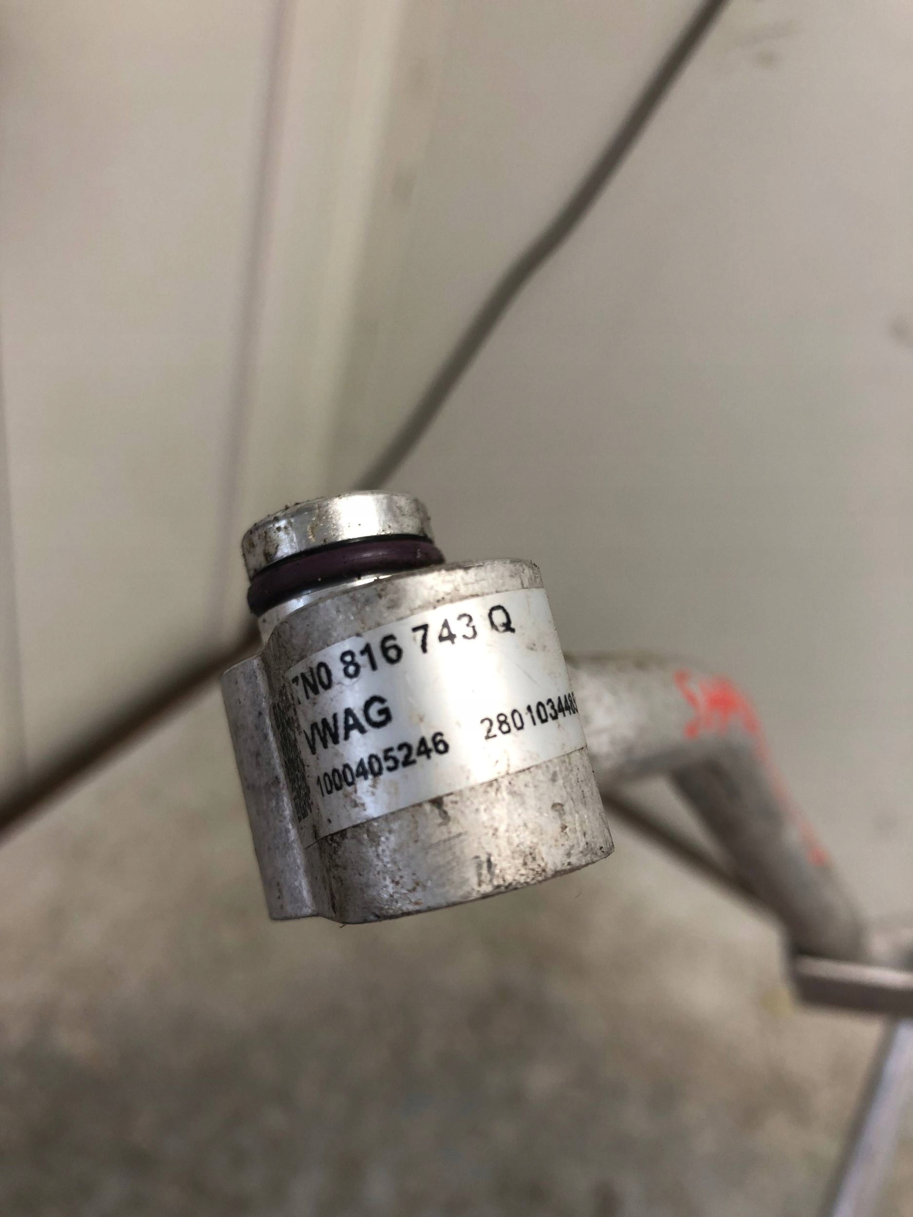 prijenos klimatizacije VW SHARAN 7N0816743Q
