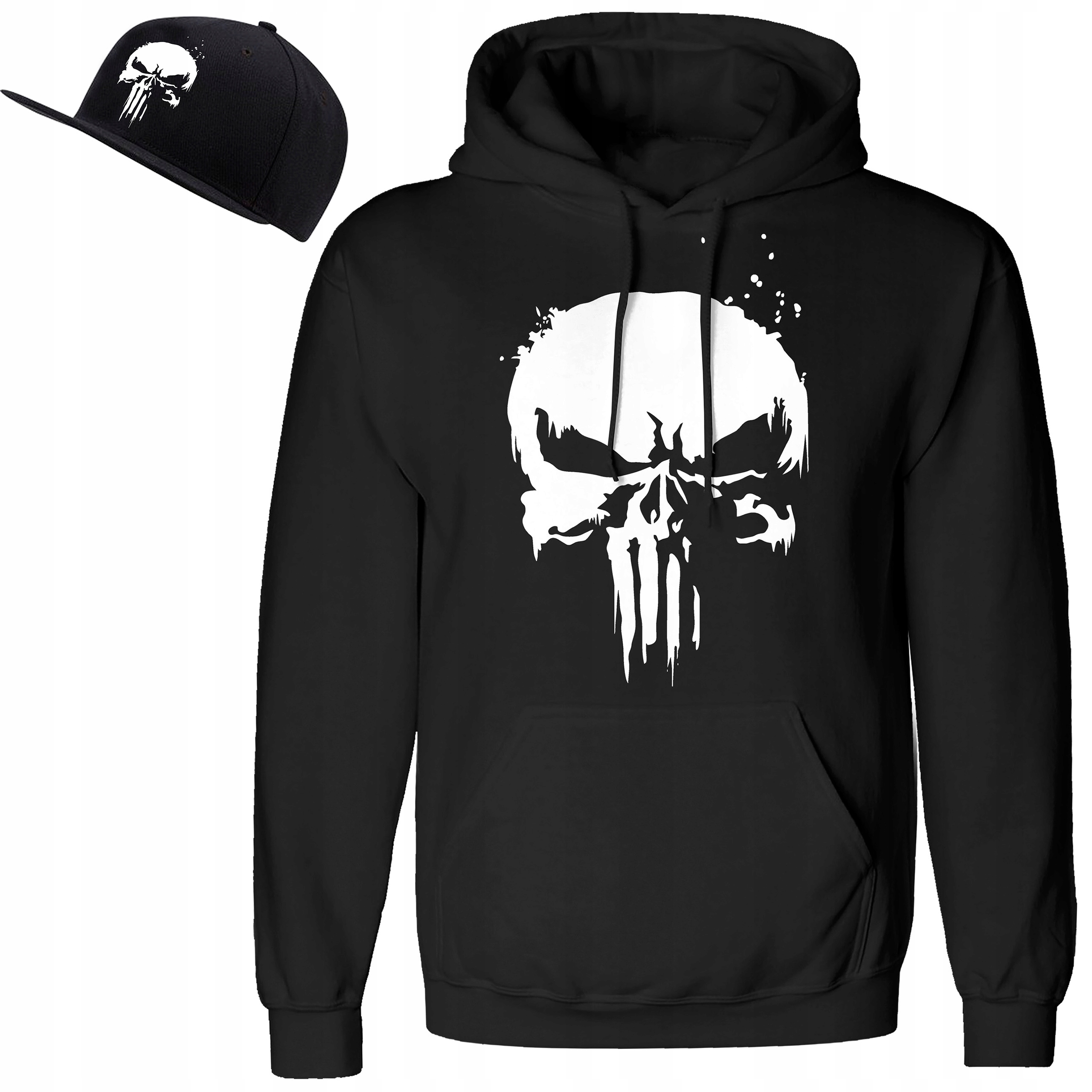 

Bluza Męska Punisher Czacha Rozmiar XXL + Czapka