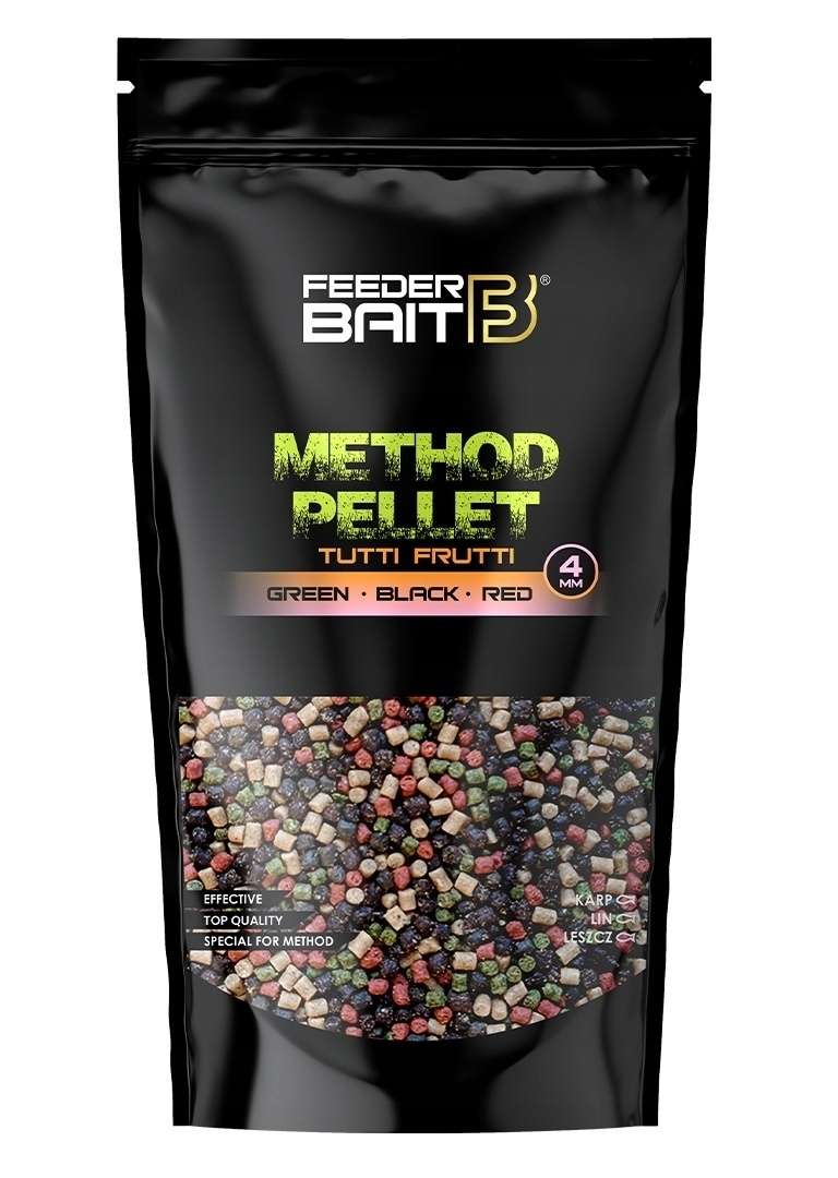 Feeder Bait Pellet Tutti Frutti Green B/r 4mm 800g