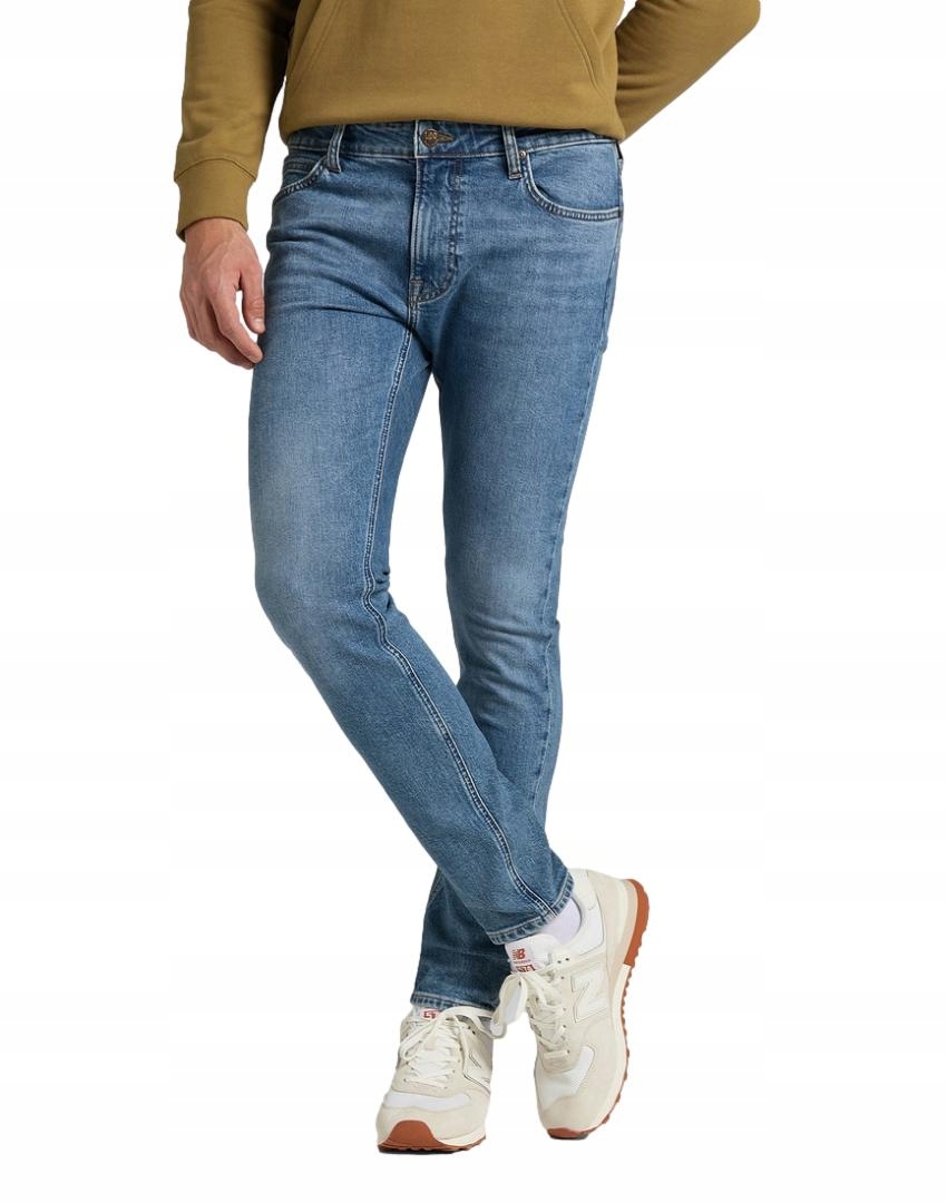 Pánské kalhoty Lee Malone Skinny Mid Worn W32 L32 L736ONSH 112324038 Trubky