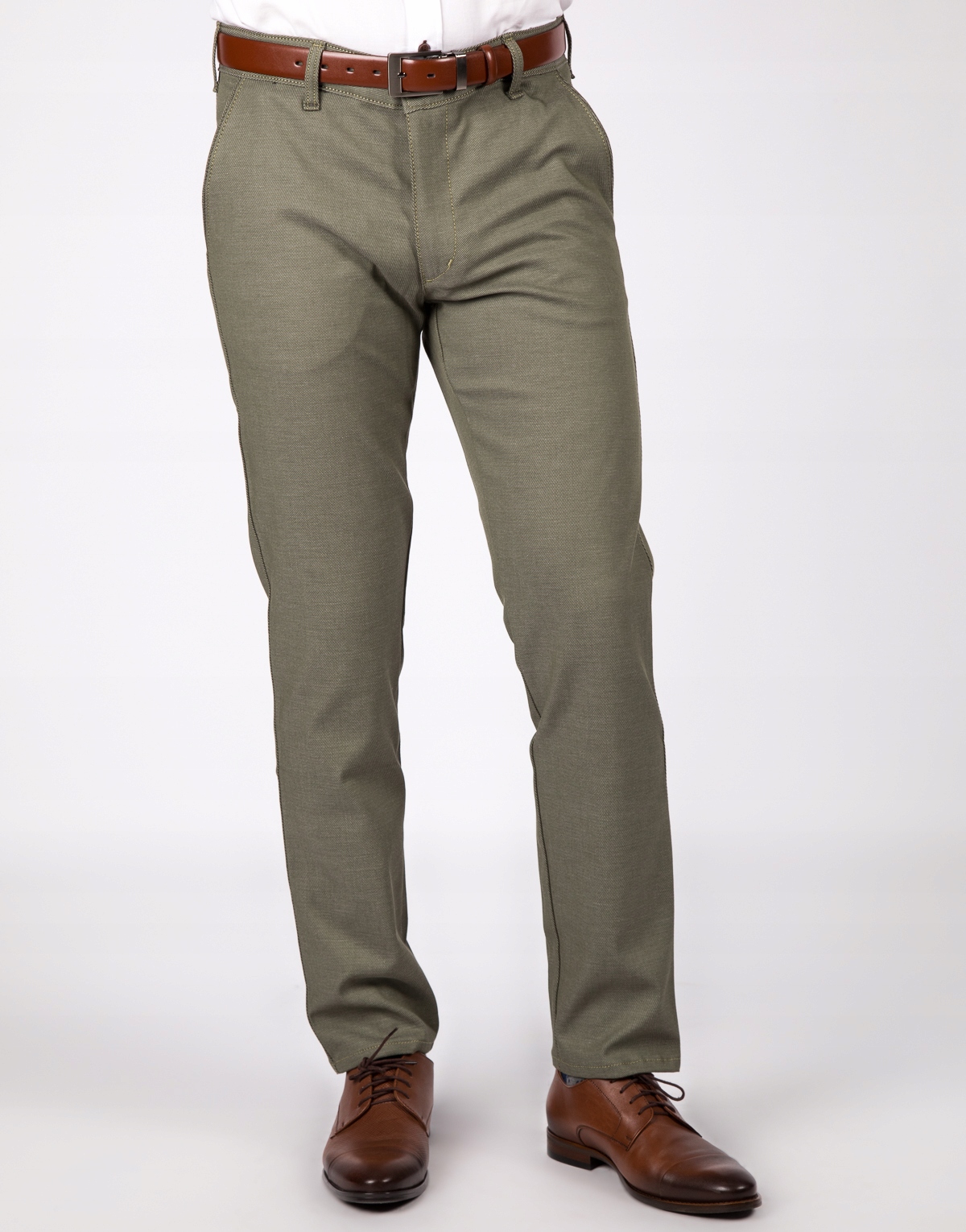 Zielone spodnie męskie W40 L34