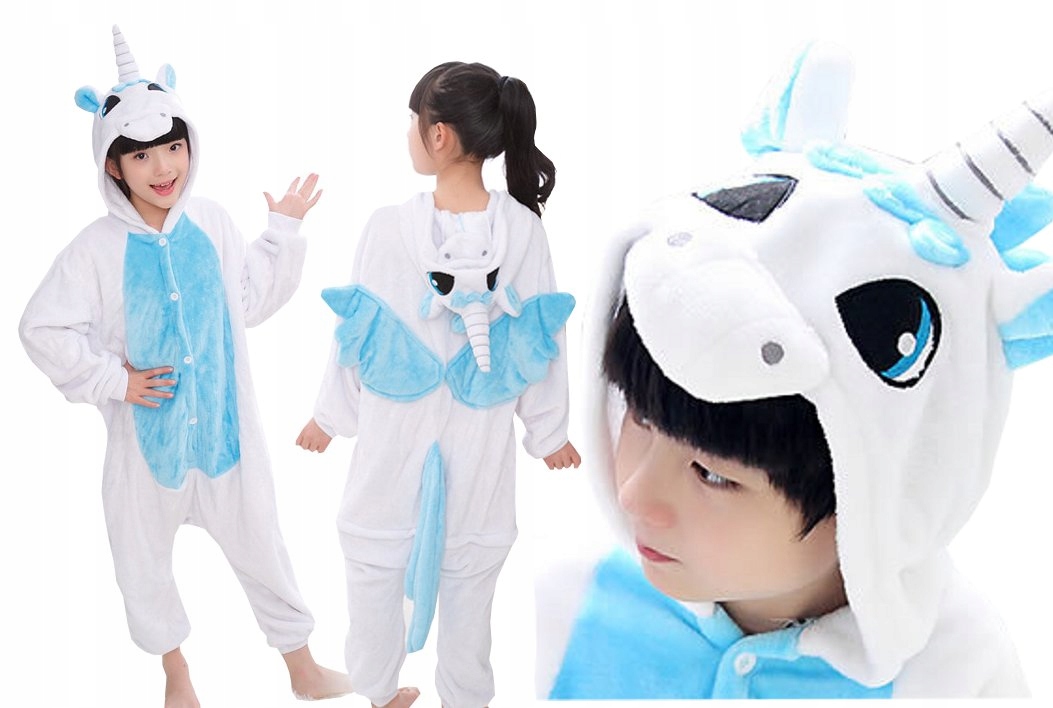 

Jednorożec Unicorn Piżama Kigurumi Onesie 100 CH1E