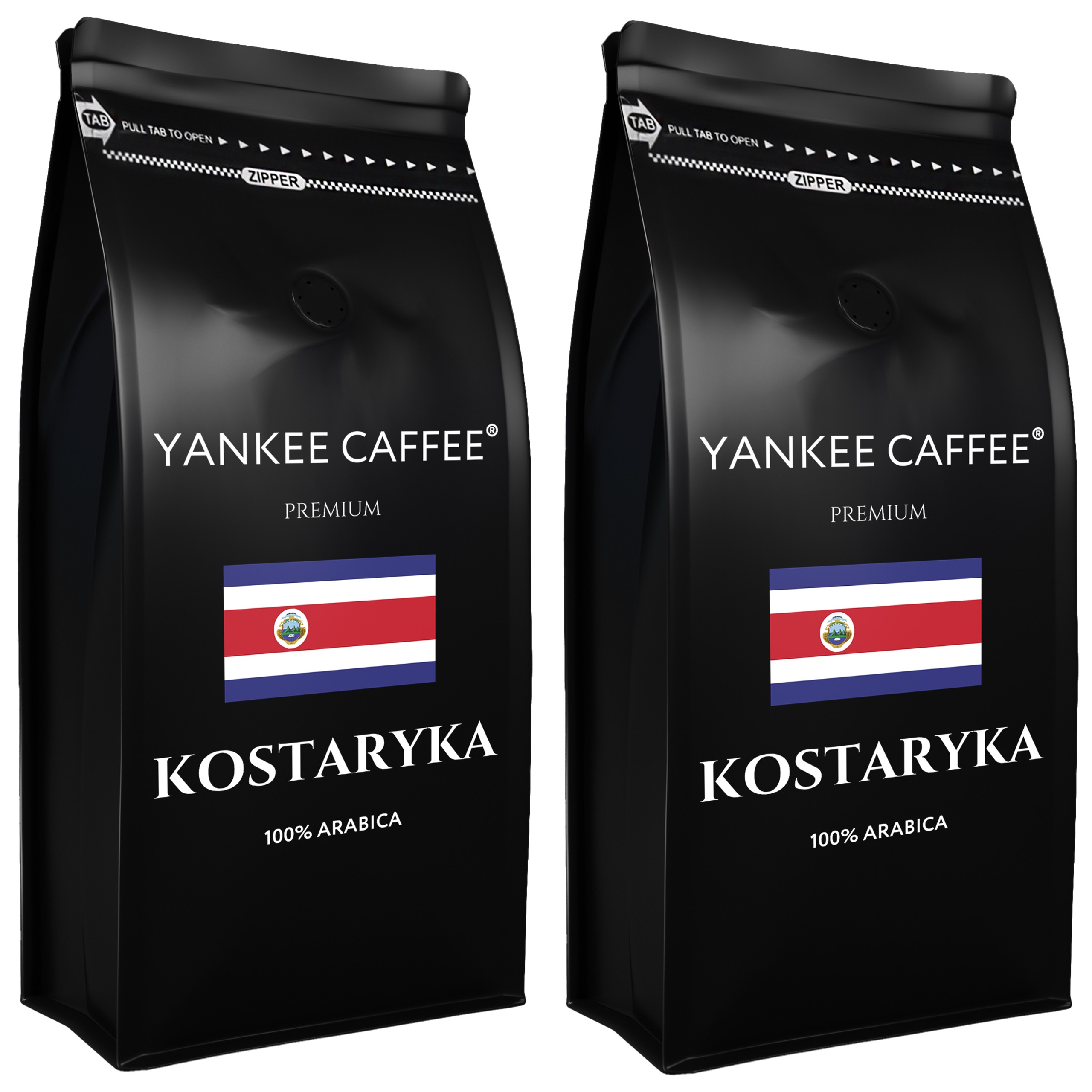Levně Káva zrnková do kávovaru 2x1 kg Arabica čerstvě pražená CostaRica Kostarika
