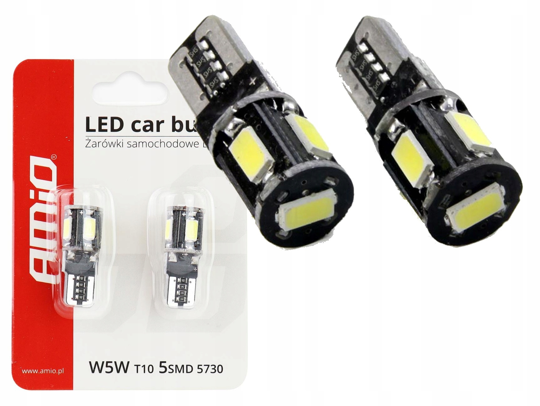 

Żarówki W5W 5 Smd 5730 Can 5600 k SuperWhite