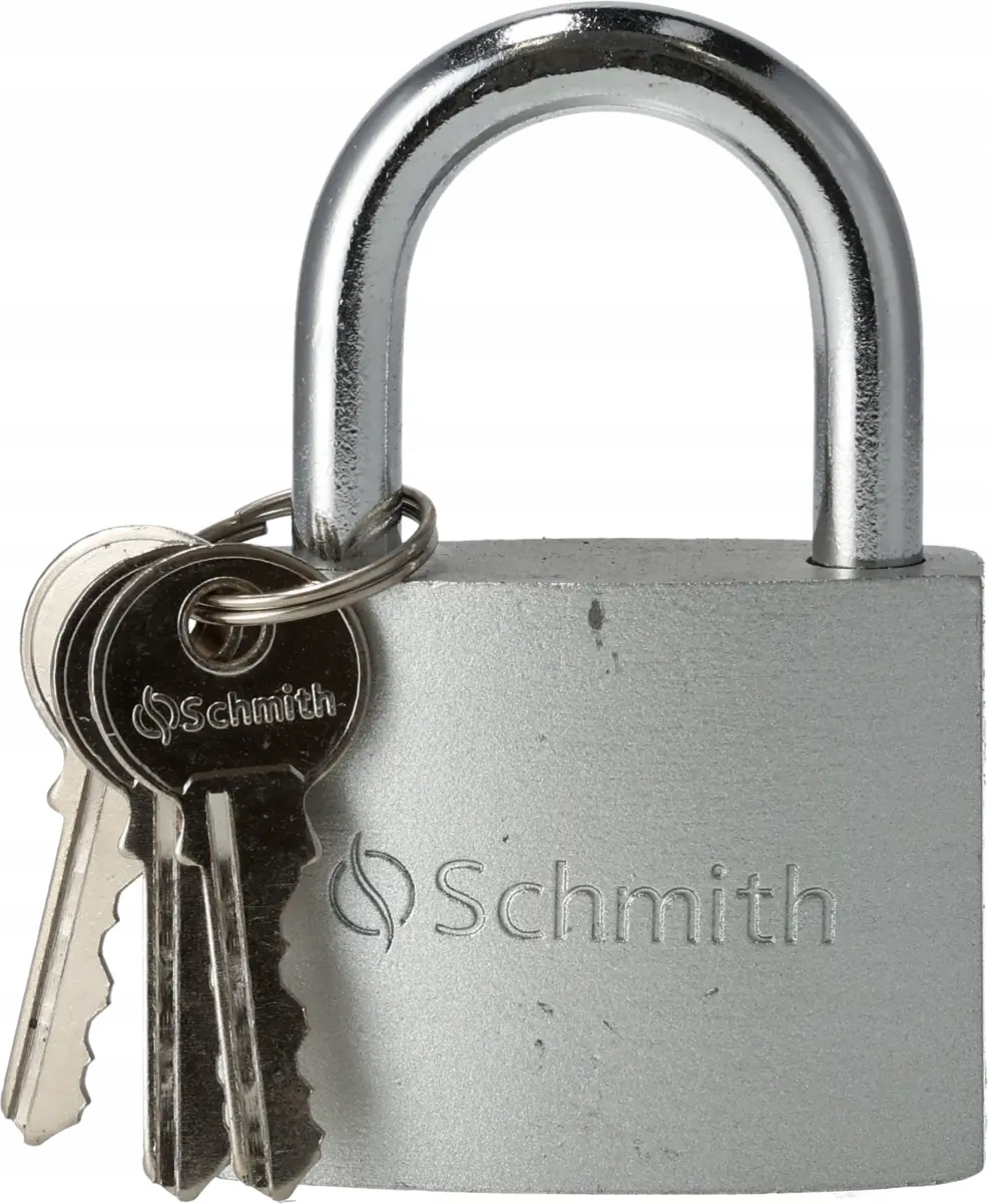 Kłódka Schmith Chromowana 63 mm